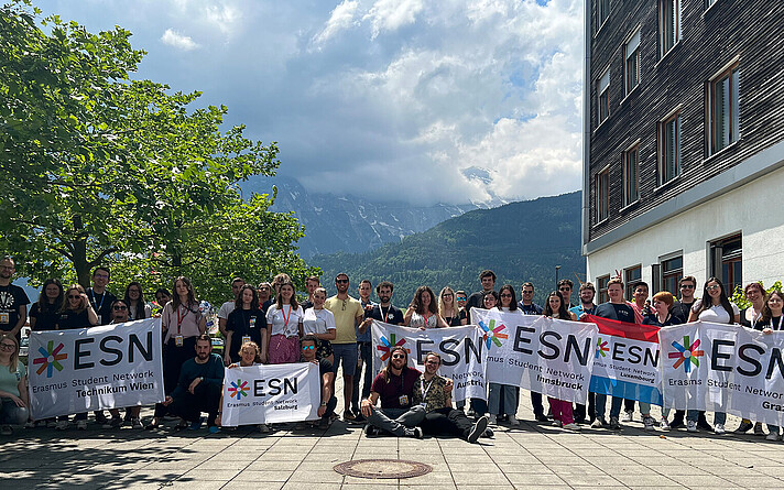 The first ESN meeting took place at the FH Salzburg at the beginning of June. 40 students from all over Austria exchanged ideas on how to further improve the international dialogue.