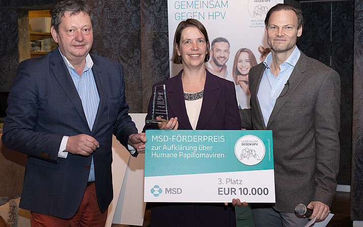 Verleihung MSD Förderpreis zur Aufklärung über HPV