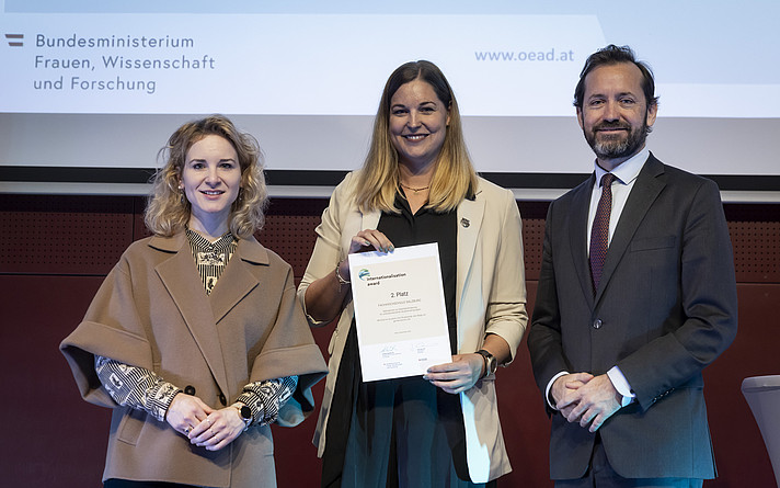Festliche Verleihung des Internationalisation Award 2025
