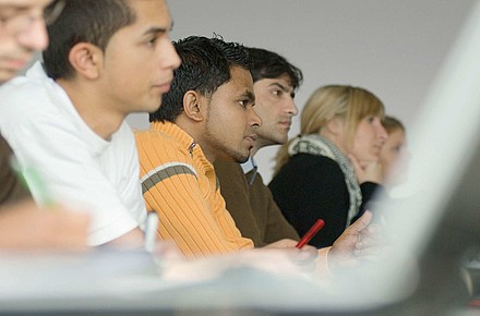 Students listening