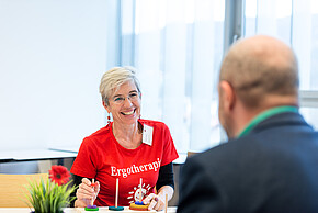 Studienberatung beim Open House der FH Salzburg.