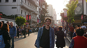 Sebastian Reindl vom Studiengang Holztechnologie & Holzwirtschaft in China