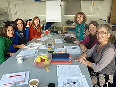 Als Gastgeberin auf der Lehrendenkonferenz. 