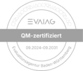 EVALAG (Evaluation Agency Baden-Württemberg), QM-certified